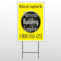 Small Black House 219 Wire Frame Sign
