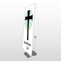 God Gave 118 Exterior Flex Banner Stand