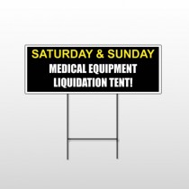 Medical Liquidators 98 Wire Frame Sign