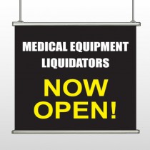 Medical Liquidators 98 Hanging Banner