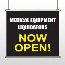 Medical Liquidators 98 Hanging Banner