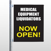 Medical Liquidators 98 Pole Banner