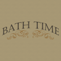 Bath Time 254 Wall Lettering