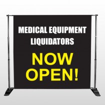 Medical Liquidators 98 Pocket Banner Stand