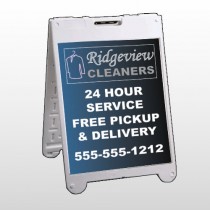 Dry Cleaners 24  A Frame Sign