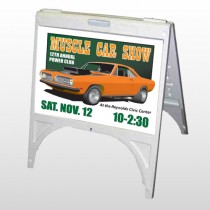 Muscle Car 124 A Frame Sign 