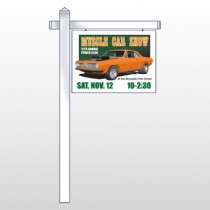 Muscle Car 124 18"H x 24"W Swing Arm Sign