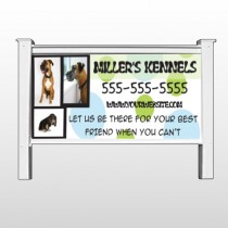 Dog kennels 300 48"H x 96"W Site Sign