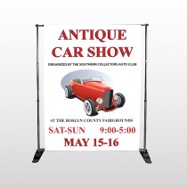 Car Show 123 Pocket Banner Stand
