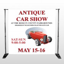 Car Show 123 Pocket Banner Stand