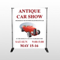 Car Show 123 Pocket Banner Stand