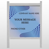 Blue Dots 145 48"H x 48"W Site Sign