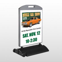 Muscle Car 124 Wind Frame Sign 
