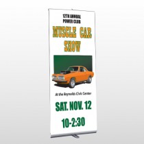 Muscle Car 124 Retractable Banner Stand