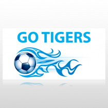 Go Tigers Soccer Banner