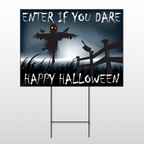 Halloween 13 Wire Frame Sign