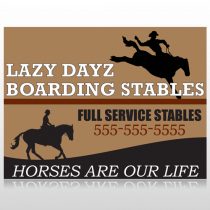 Boarding Stables 304 Site Sign