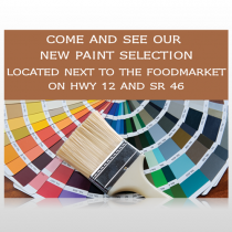 Paint Brushes 256 Site Sign