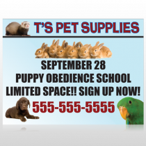 Pet Supplies 305 Site Sign