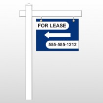 For Lease 41 18"H x 24"W Swing Arm Sign