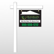 Franklin 35 18"H x 24"W Swing Arm Sign