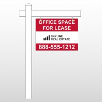 Office Space 4 18"H x 24"W Swing Arm Sign