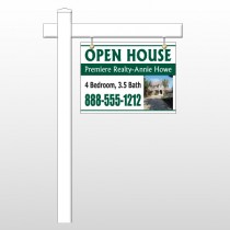 Open House 32 18"H x 24"W Swing Arm Sign