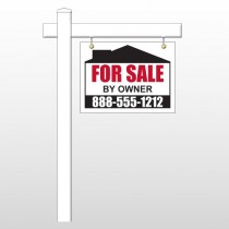 Sale By Owner 29 18"H x 24"W Swing Arm Sign