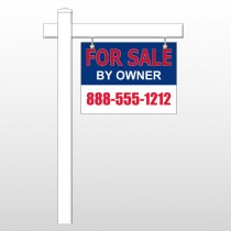 Sale By Owner 31 18"H x 24"W Swing Arm Sign
