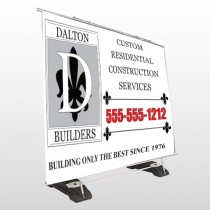 Builder 34 Exterior Pocket Banner Stand 