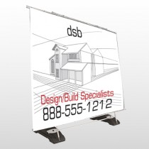 Builder 35 Exterior Pocket Banner Stand