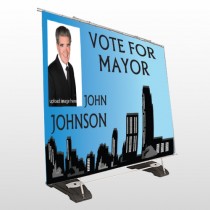 Vote Mayor City 263 Exterior Pocket Banner Stand