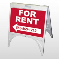 For Rent 43 A Frame Sign