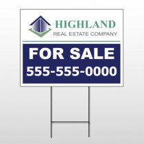 For Sale Blue House 133 Wire Frame Sign