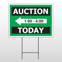 Auction 60 Wire Frame Sign