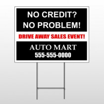 Auto Mart 114 Wire Frame Sign