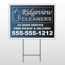 Dry Cleaners 24 Wire Frame Sign