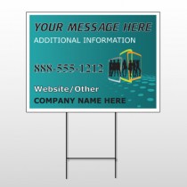 Fashion Models 180 Wire Frame Sign