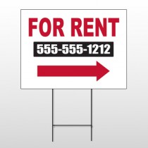 For Rent 46 Wire Frame Sign
