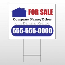 For Sale 135 Wire Frame Sign