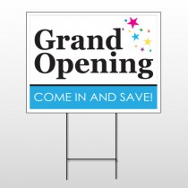 Grand Opening 89 Wire Frame Sign