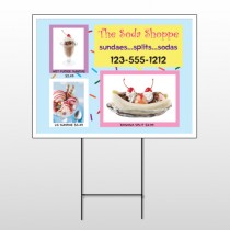 Ice Cream 374 Wire Frame Sign