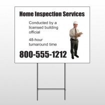 Inspection 244 Wire Frame Sign