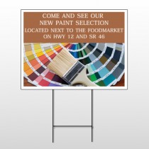 Paint Brushes 256 Wire Frame Sign