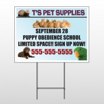 Pet Supplies 305 Wire Frame Sign