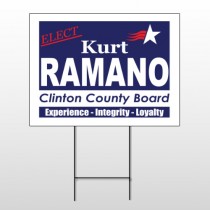 Political 11 Wire Frame Sign