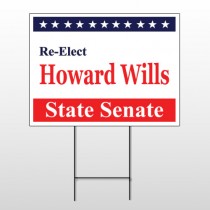 Political 12 Wire Frame Sign