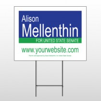 Political 17 Wire Frame Sign