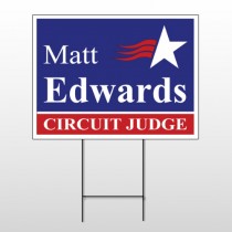 Political 20 Wire Frame Sign