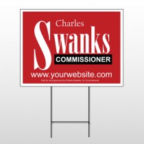 Political 21 Wire Frame Sign